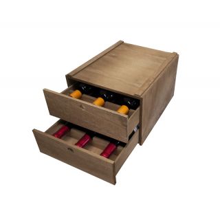 Box of pine dyed in color clear oak