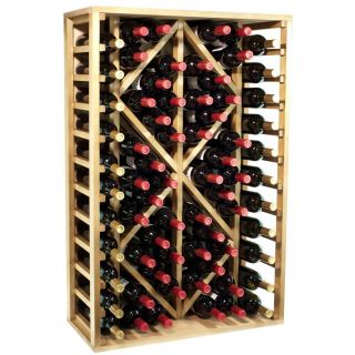 Bottle rack pine Godello 68 bottles Rhombus