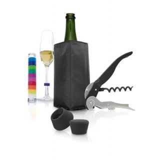 Set accesorios del vino Negro - Pulltex