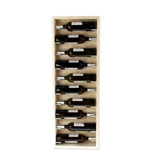 White wall-mounted bottle rack 10 bottles Mencia series