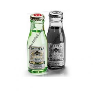 Botellín Miniatura Vermut Miró Blanco