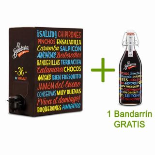 El Bandarra Vermouth Bag in Box 3 lts + 1 gift bottle