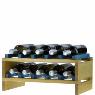 Bottle rack of stackable modules