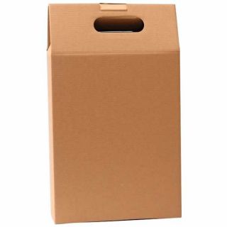 3 Wine Bottle Lowcost Kraft Collection Cardboard Gift Box
