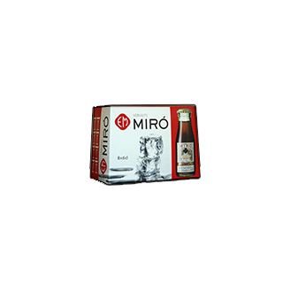 Pack 8 Botellines Vermut Miró Mini Rojo