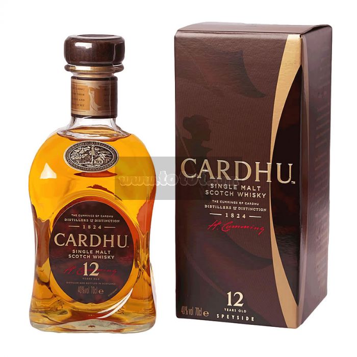 Whisky Cardhu 12 Years Single Malt - Vinos, Whisky, Tequilas
